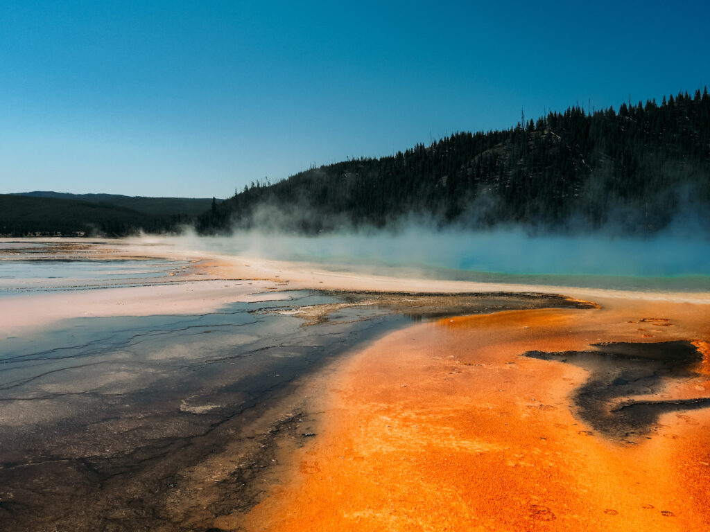 Grand Prismatic Spring at Yellowstone national park