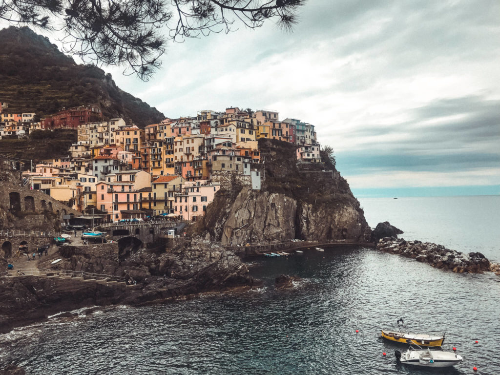 coastline of Cinque Terre